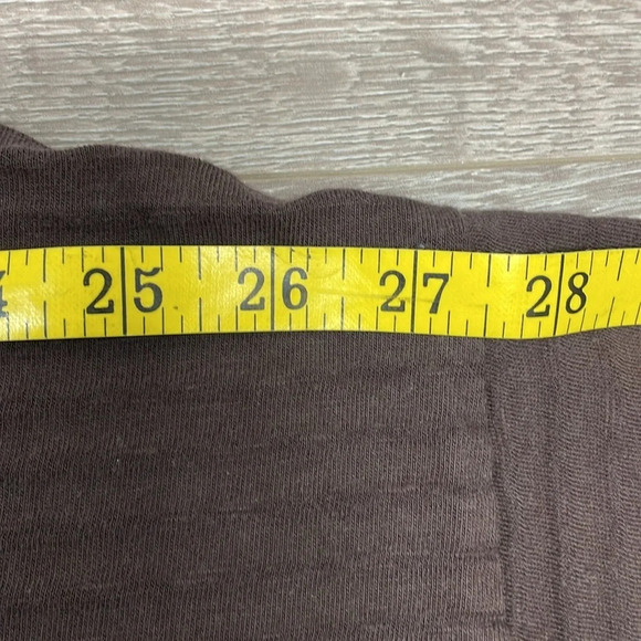Joan Vass Oversized Knit Short Sleeve Top Brown Size 1 (US 8-10) - Picture 6 of 15